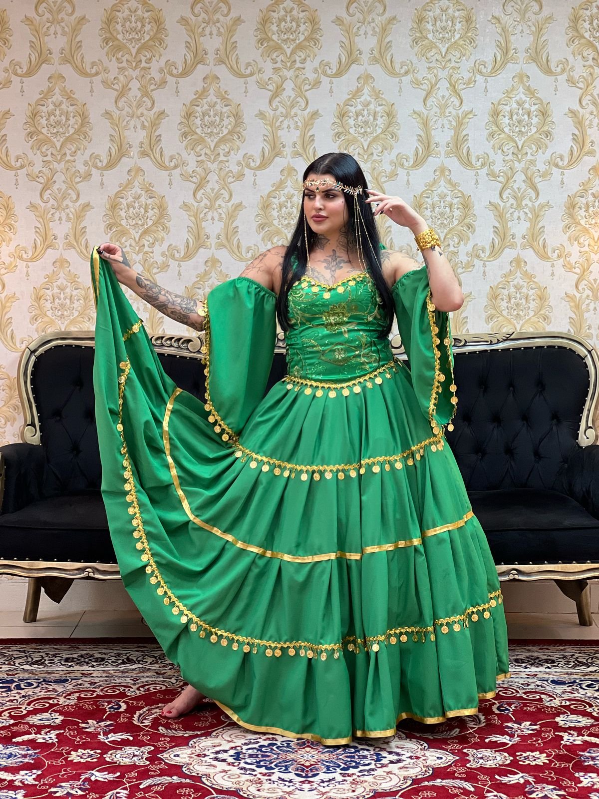 Saia Natasha Verde/Dou 8600