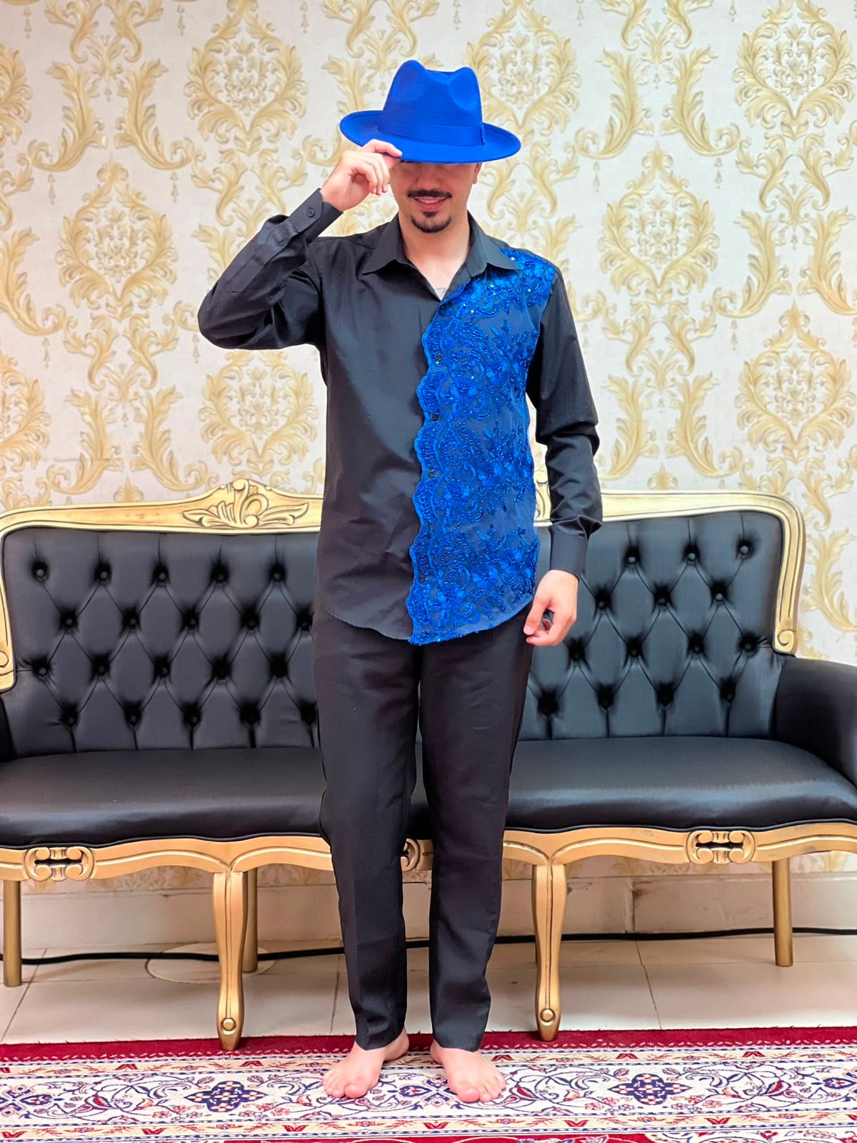 Camisa Encruzilhada Preto/Azulão 209