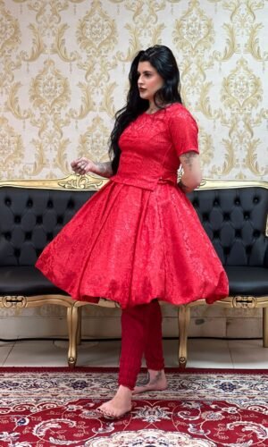 Bata Renda Duplada Vermelho 153