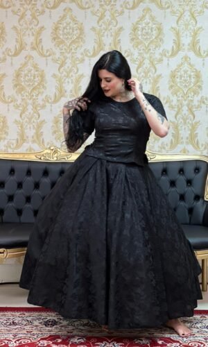 Bata Renda Duplada Preto 204