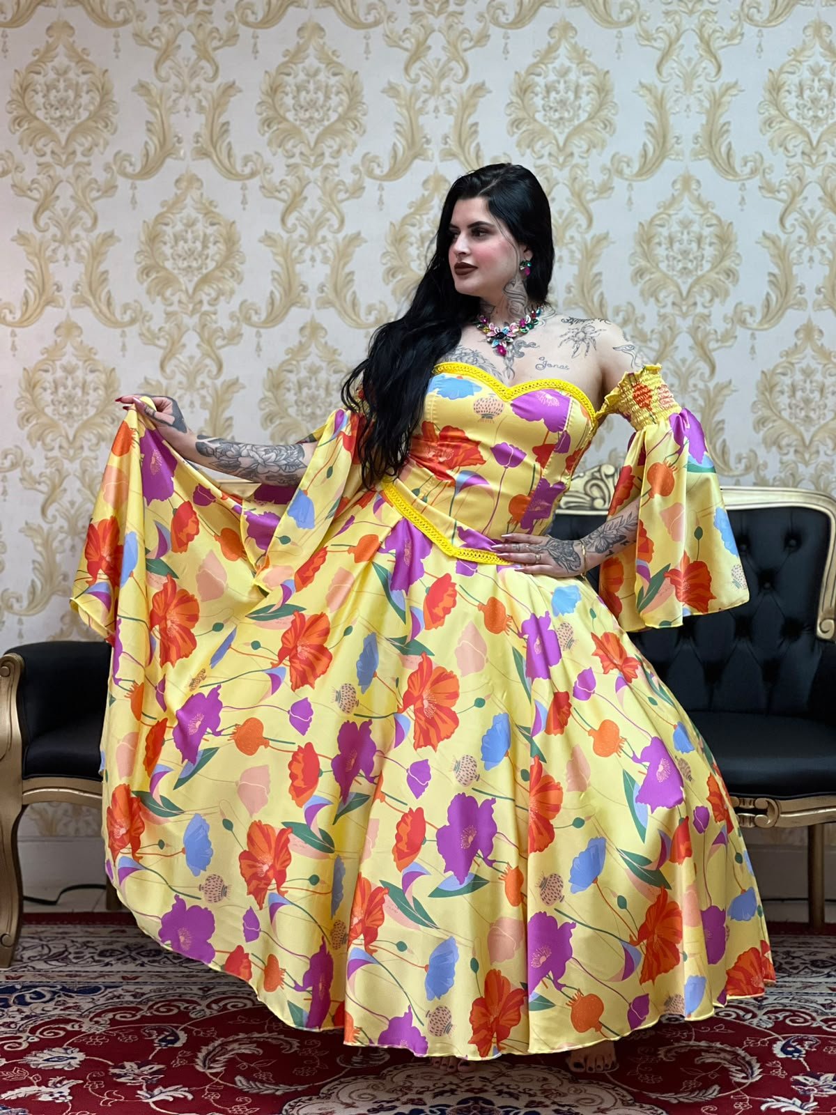 Corpete Yasmin Amarelo 324