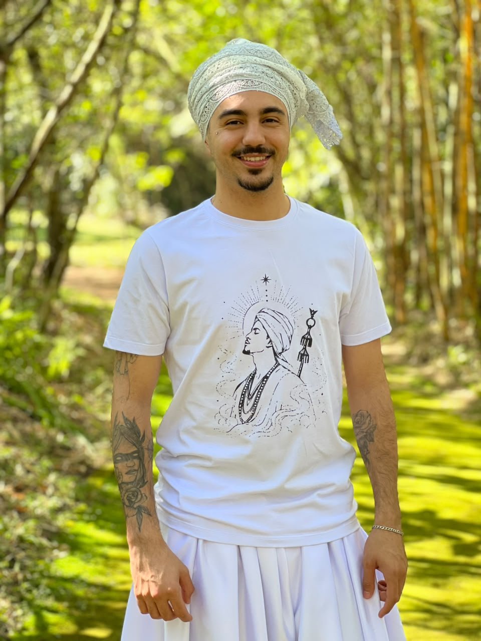 Camiseta Oxalá Branca 007