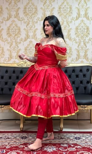 Saia Ilê Vermelho/Dourado 119