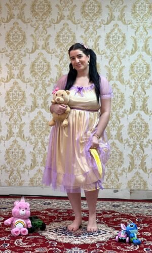 Conjunto Algodão Doce Amarelo/Lilas 309