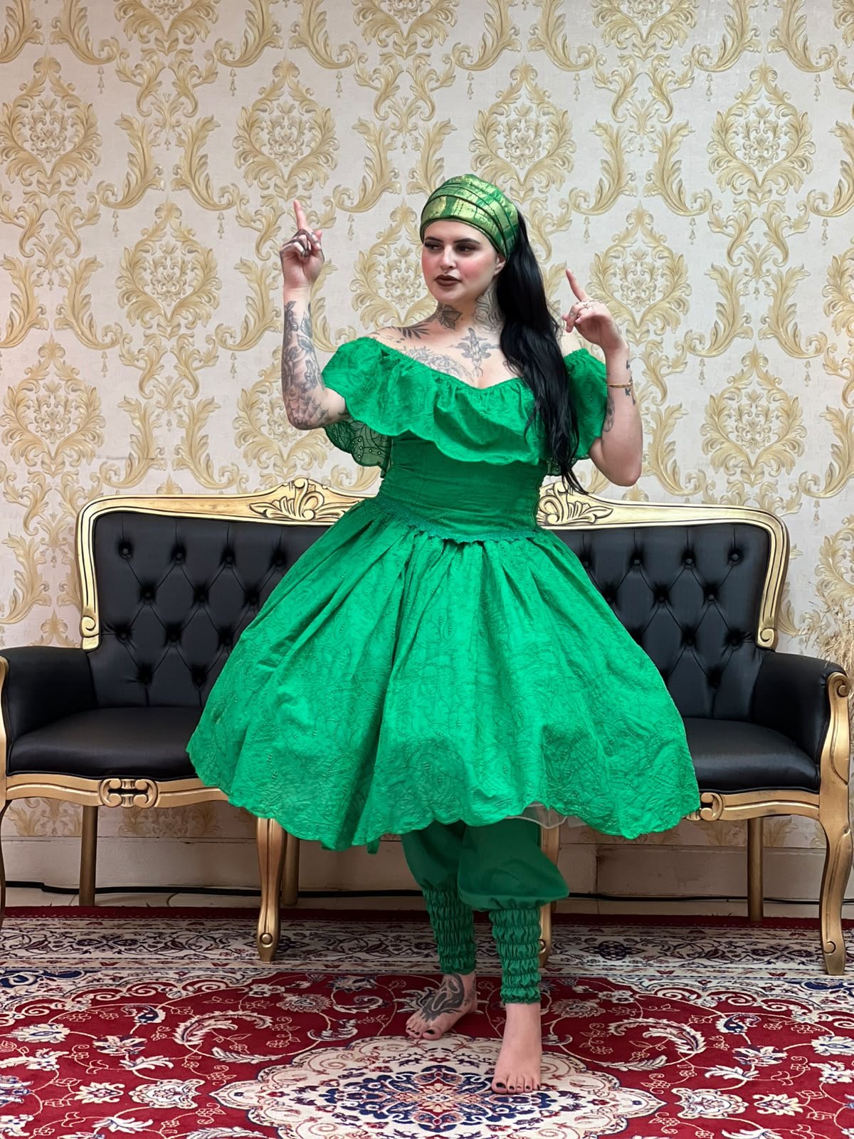 Corpete Broderi Verde 678