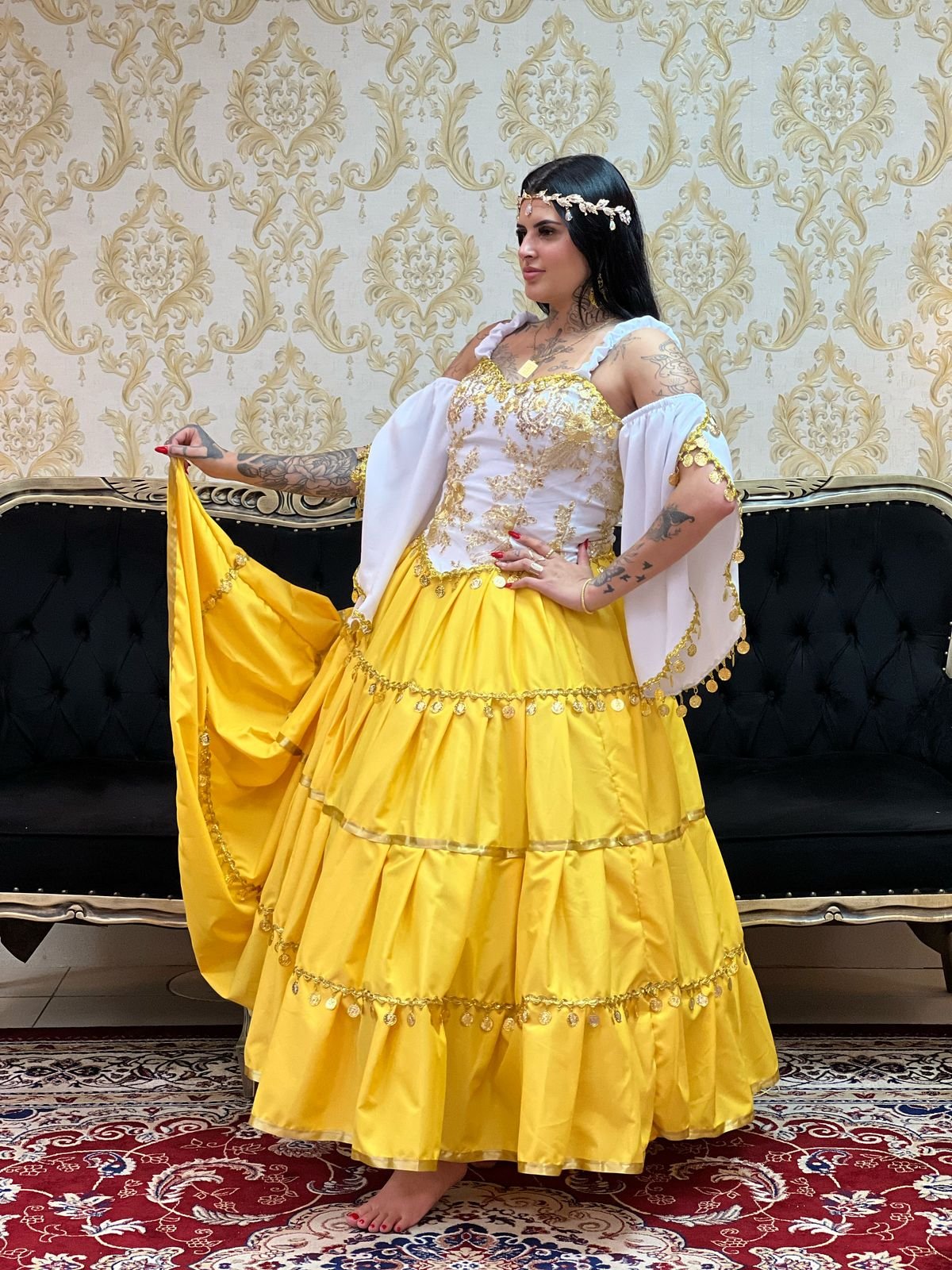 Saia Natasha Amarela 8301