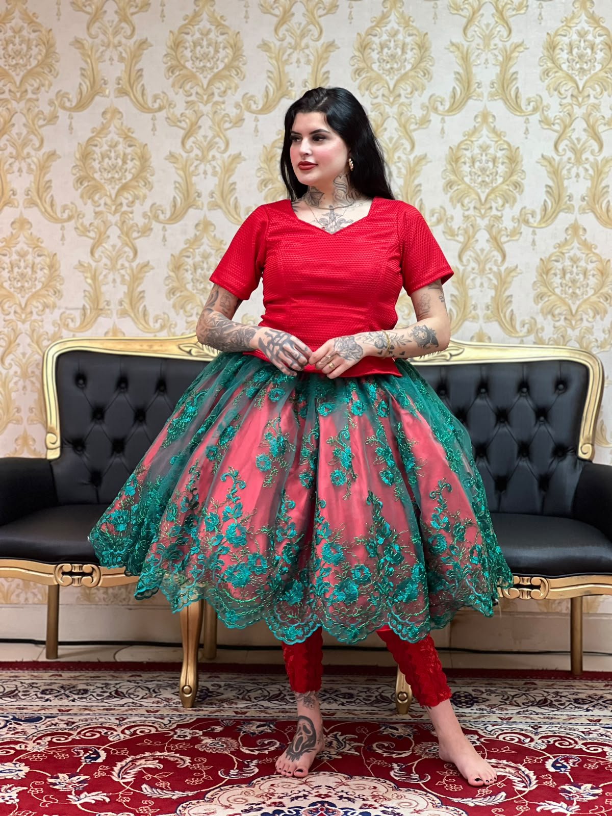 Bata Malha Vermelho 198