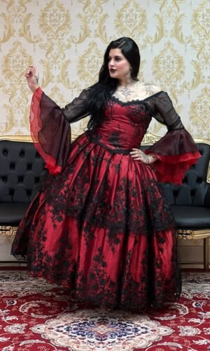 Saia Majestade Verm/Preto 2187