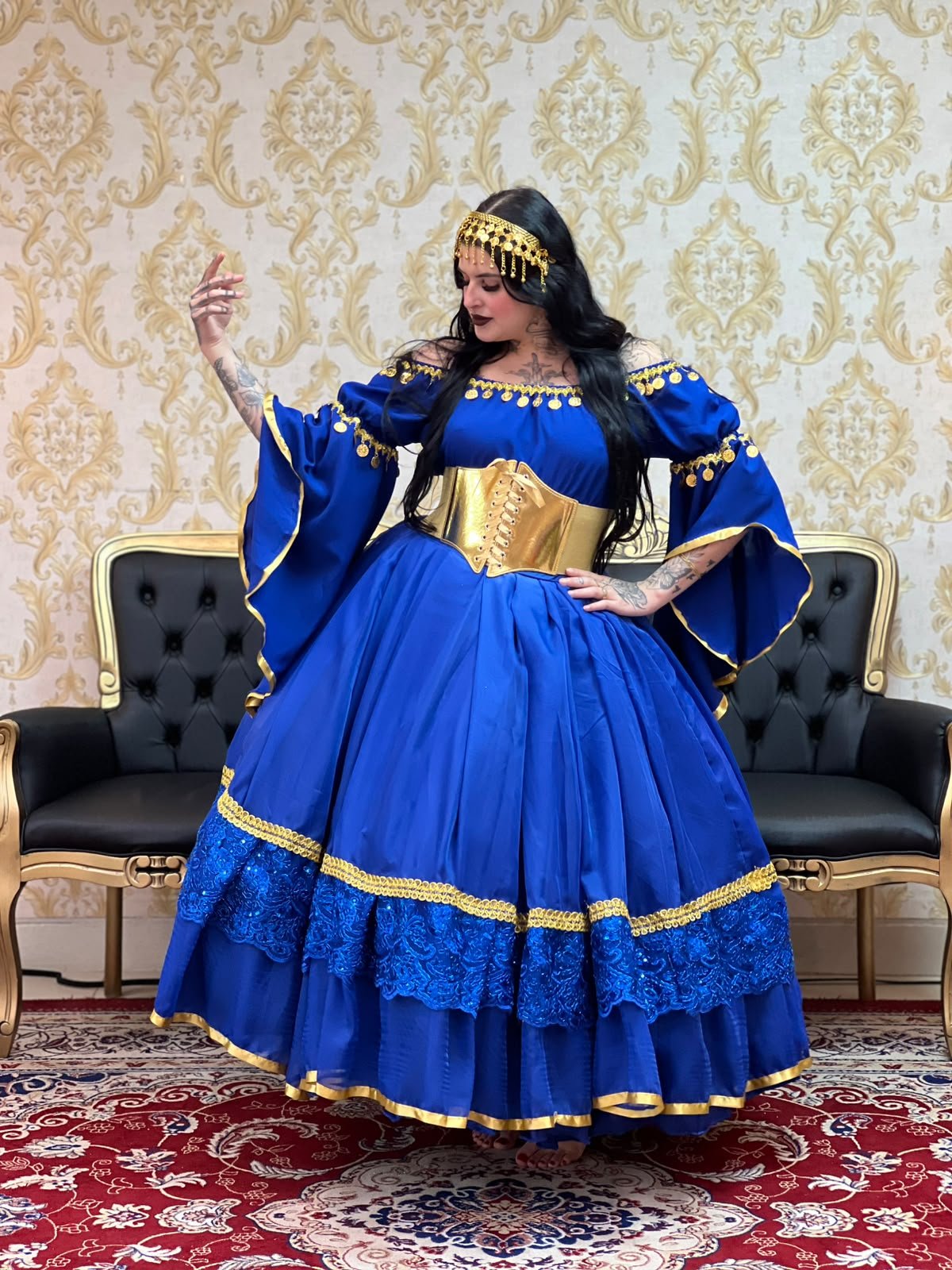 Saia Salomé Azulão/Dou 8464