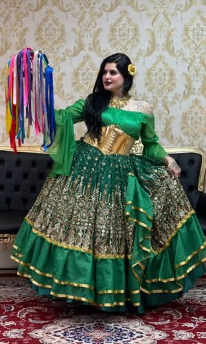 Saia Tsara Oriente Verde/Dou 8606